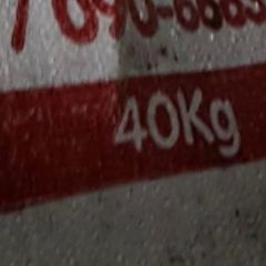 40kg bags of coal