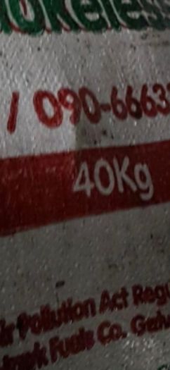 40kg bags of coal