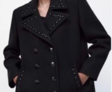 Zara Manteco Wool blend coat