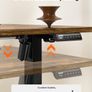 Electric Standing Desk Height Adjustable 120 x 60cm, Image 2
