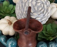 Mini clay vase/basket