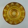 Vintage MCM Adolph Matura Amber Glass Ashtray Image 2