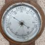Antique late Victorian thermometer/ barometer Image 2