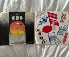 2x Billy Joel 7" Singles Uptown Girl and My Life