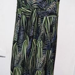 Linea Tropical Print Wide Leg Jumpsuit UK 18