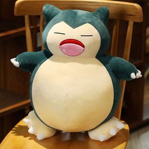 Pokemon Snorlax Angry Plush Stuffed Toy 25cm
