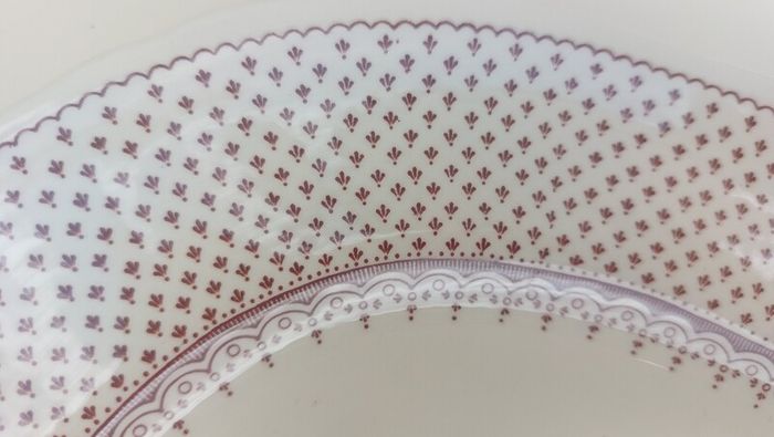 Beautiful Masons Patent Ironstone 13 Inch Oblong Serving Platter in the Ashlea Pattern, Post 1950