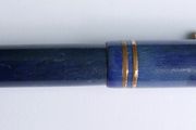 Parker Duofold 34 Fountain Pen (1930s) - Blue Lapis, Button Filler, Fine Parker Duofold Nib