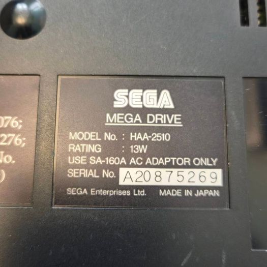 Sega Mega Drive Console Japan.