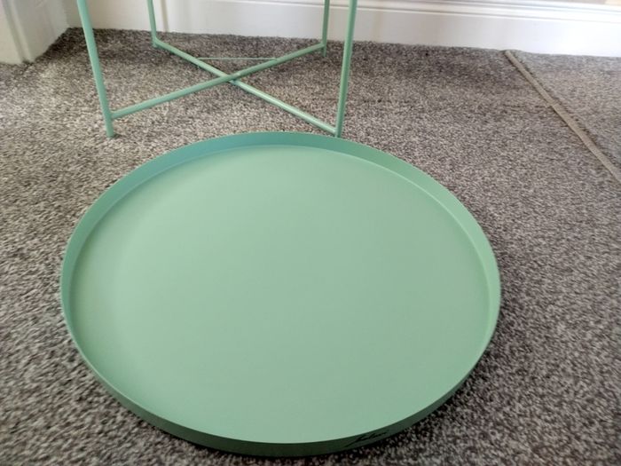 Mint Green Side Table/ Plant Stand