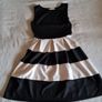 White and black dress Image 4