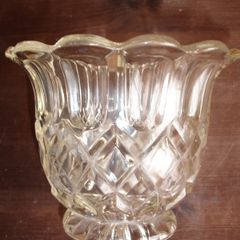 Molineaux Webb & Co,  Press Glass Sugar Basin pattern 418, c. 1860