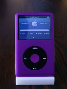 Apple iPod Classic 7th Gen Custom 256GB SD Purple
