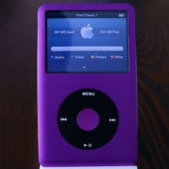 Apple iPod Classic 7th Gen Custom 256GB SD Purple