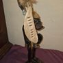 Carved African Warrior Statue Image 3