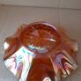 Carnival Glass Bowl On ( Epns ) Stand Image 4