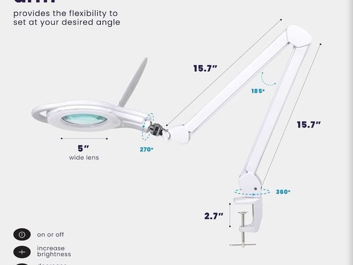 Neatfi Magnifying Lamp for Warhammer Model Painting