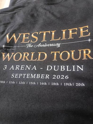 Westlife tshirts