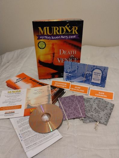 Classic Murder Mystery Party Game - DEATH IN VENICE