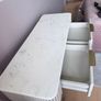 LIKE-NEW Light Grey Valencia Solid Mango Wood Console / Dressing Table Image 4