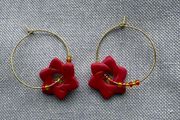 hoop earrings