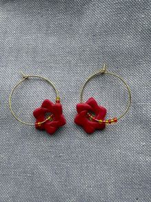 hoop earrings