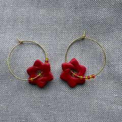 hoop earrings