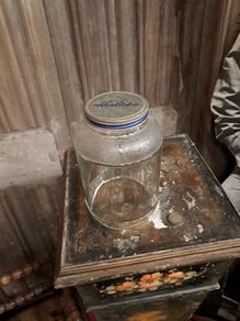 Vintage Horlicks Engraved Jar