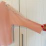 QUIZ knit lace shoulder diamante jumper Image 2