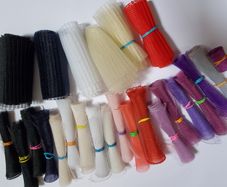 Large bundle of Hatmsking Millinery Crinoline fabric for veiling, embellishment for hats and  headpieces