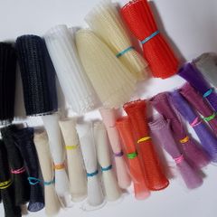 Large bundle of Hatmsking Millinery Crinoline fabric for veiling, embellishment for hats and  headpieces