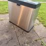 3 Compartment 30lt Recycle Bin stainless steel Image 3