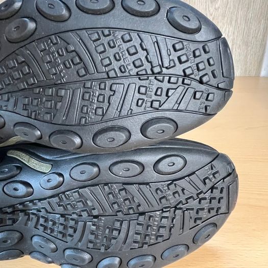Merrell Jungle Moc Shoes in Midnight Black Suede Leather Size UK 9 EU 43.5 BNWT