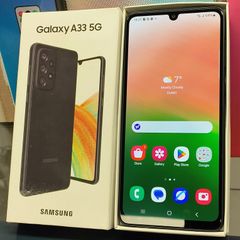 Samsung Galaxy A33 5G 128GB Black Unlocked Android Dual SIM/ Used