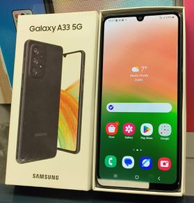 Samsung Galaxy A33 5G 128GB Black Unlocked Android Dual SIM/ Used