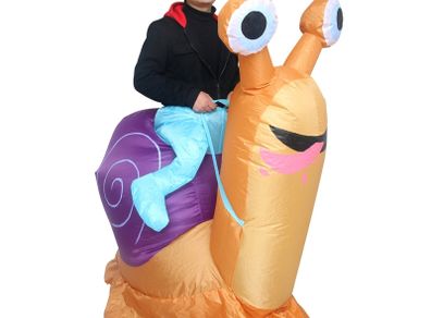 Inflatable snail adult costume