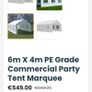 Marquee for sale Image 3