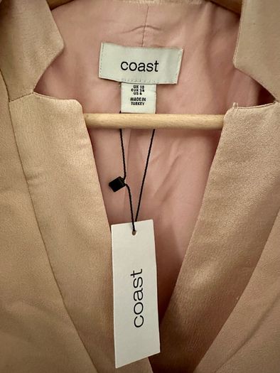 Coast Premium Wrap Dress (Blush Pink, New with Tags)