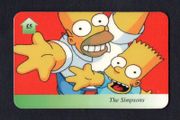 United Kingdom UK5 The Simpsons - Bart and Homer Phone Card