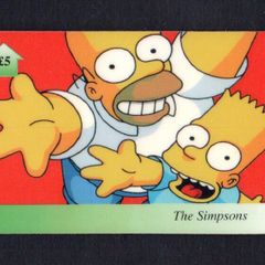 United Kingdom UK5 The Simpsons - Bart and Homer Phone Card