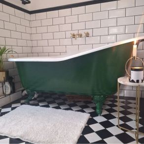 Bordeaux Single Ended Slipper Cast Iron Bath