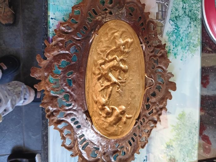 Antique  footed tray