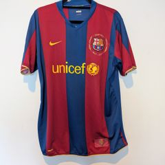Vintage Barcelona Football Shirt | 2007/08 | Nike | Size L