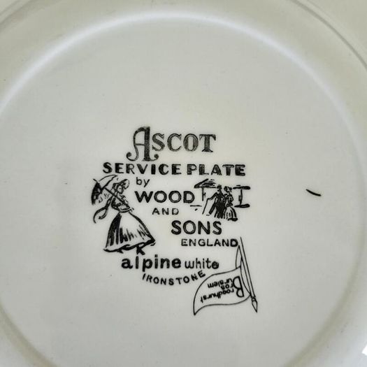 Collectable Ascot Service Plate, Hunting scene