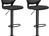 Set of 2 Bar Stools with Crown Back - Free Delivery Nationwide