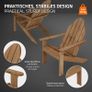Set of 2 Adirondack Garden Chairs Image 2