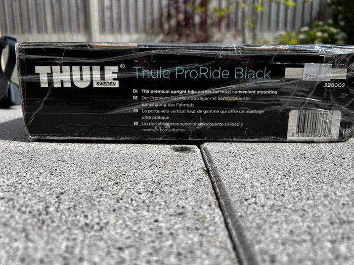 NEW Thule ProRide 598 Roof Bike Rack Black Edition
