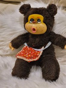 Vintage Rubber Face Monchichi Toy