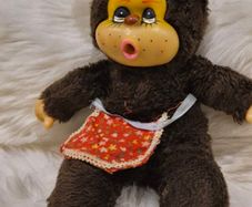 Vintage Rubber Face Monchichi Toy