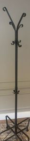 Black coat stand